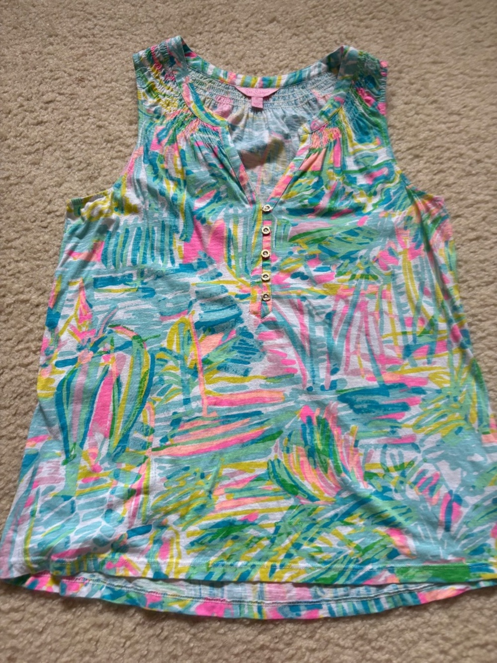 Lilly Pulitzer Else Sleeveless Top - Medium